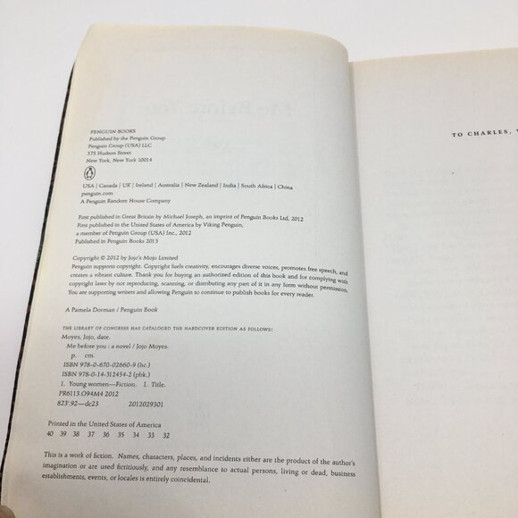 Me Before You by Jojo Moyes Softbound Paperback Book - Picture 5 of 10